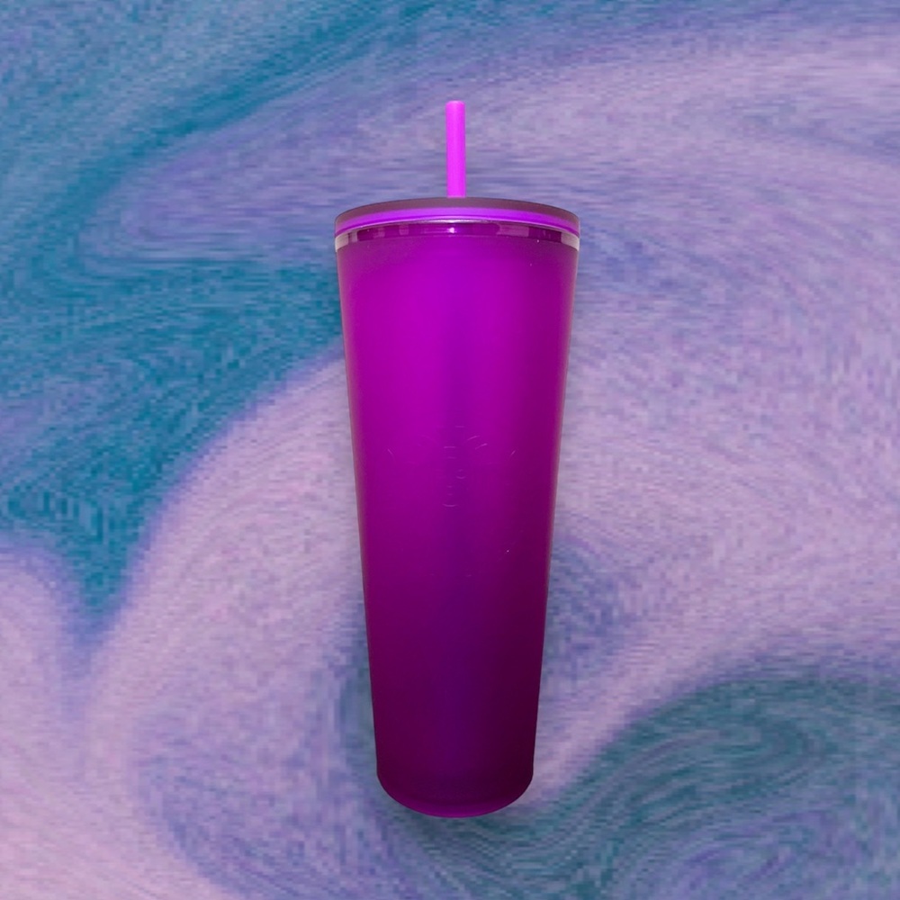 ♥︎ Starbucks 2022 Purple Soft Touch Matte Venti Tumbler ♥︎